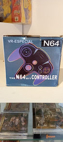 CONTROLE NINTENDO 64 PARALELO VERDE TRANSLÚCIDO