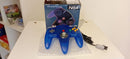 CONTROLE NINTENDO 64 PARALELO AZUL TRANSLÚCIDO