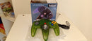 CONTROLE NINTENDO 64 PARALELO VERDE TRANSLÚCIDO
