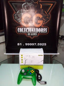 CONTROLE USB ESTILO NINTENDO 64 VERDE TRANSLÚCIDO