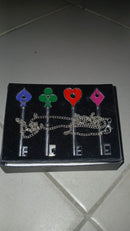 Conjunto de Chaves Decorativas – Kingdom Hearts (4 peças + corrente)