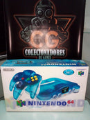 Console Nintendo 64 – Clear Blue (Versão Japonesa com Caixa)