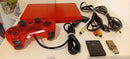 CONSOLE PS2 SLIM VERMELHO COMPLETO COM OPL